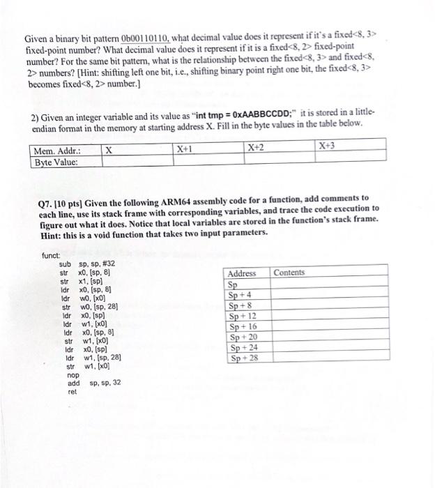 Solved Given a binary bit pattern 0 bo0110110, what decimal | Chegg.com