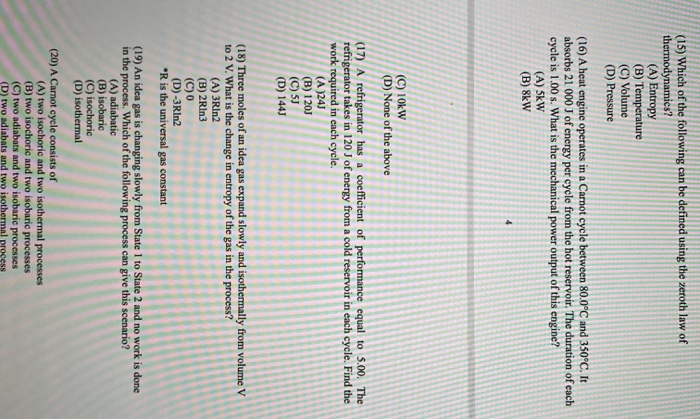 Solved 15 Which Of The Following Can Be Defined Using T Chegg Com