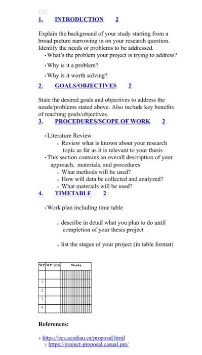 Solved Explain the background of your study starting from a | Chegg.com