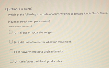 Solved Question 4 (3 ﻿points)Which of the following is a | Chegg.com