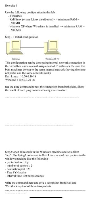 Solved Exercise 1 Use the following configuration in this | Chegg.com