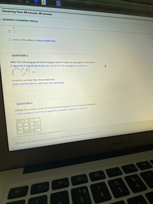 Solved Remaining Time: 4 minutes, seconds Question | Chegg.com
