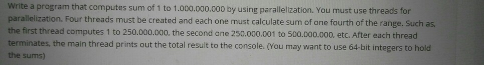 Solved Write a program with C that computes sum of 1 to | Chegg.com