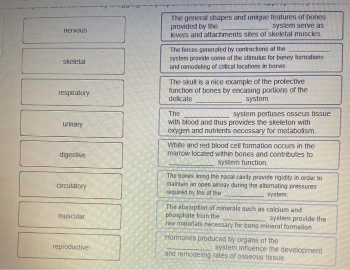 Solved Complete Each Sentence By Dragging The Proper Word | Chegg.com