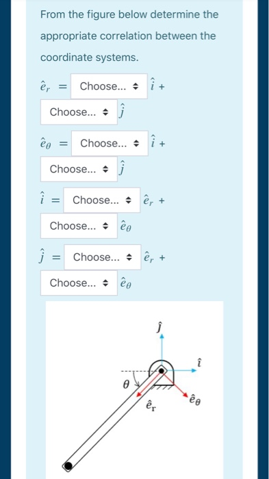 Solved From The Figure Below Determine The Appropriate Co Chegg Com