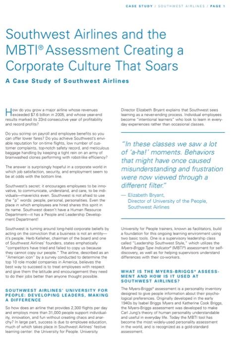 Case study of airline picture