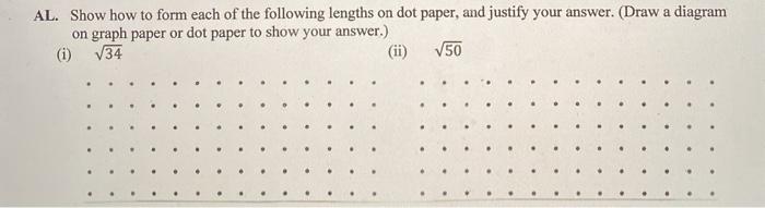 Solved AL. Show how to form each of the following lengths on | Chegg.com