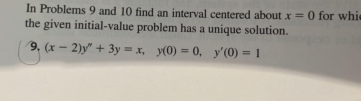 Solved In Problems 9 and 10 find an interval centered about | Chegg.com