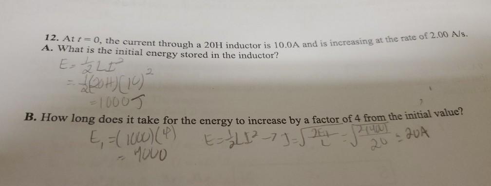 Solved please solve part B and provide explanation. I | Chegg.com