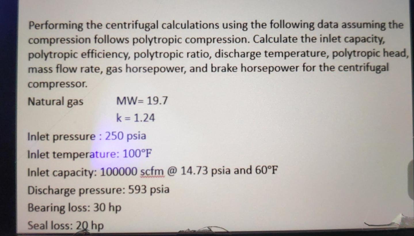 Performing the centrifugal calculations using the
