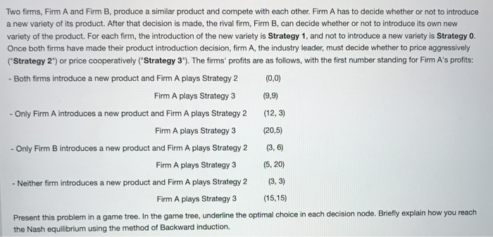 Solved Two Firms, Firm A And Firm B, Produce A Similar | Chegg.com