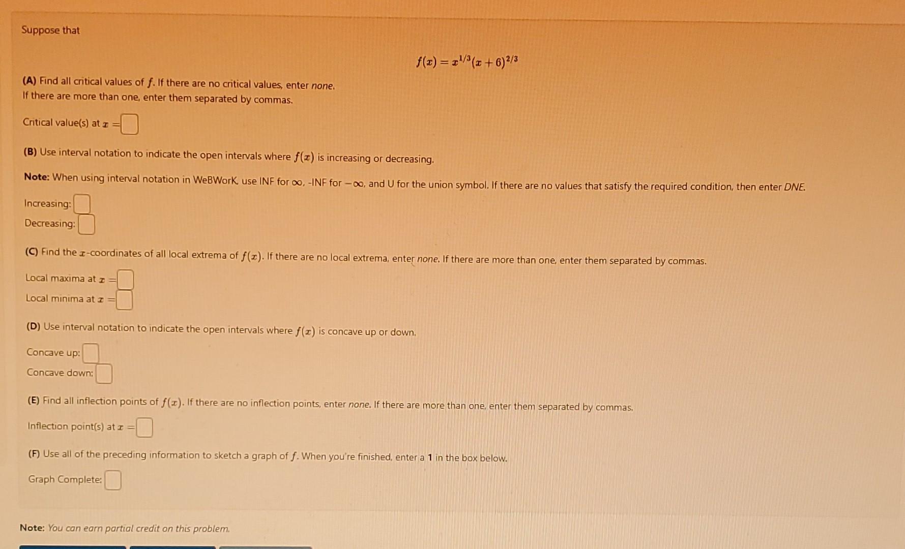 solved-f-x-x-1-3-x-6-2-3-find-all-critical-chegg