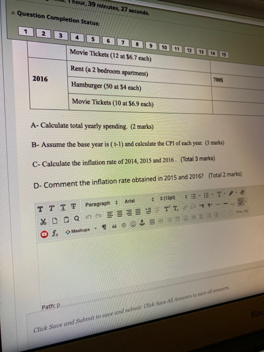 Solved Question Completion Status: tes, 36 seconds 1 2 3 | Chegg.com