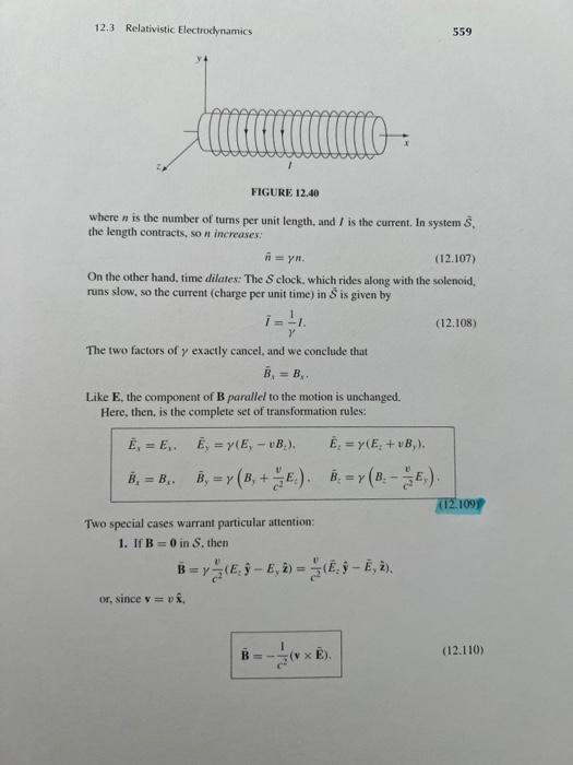 Solved hello its a griffith electrodynamics chapter 12 chegg
