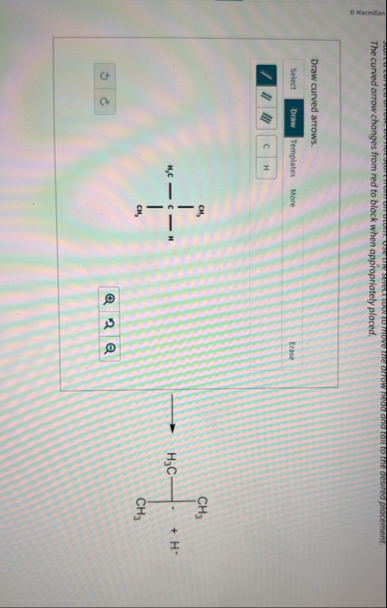 Solved © Macm IllamThe curved arrow changes from red to | Chegg.com