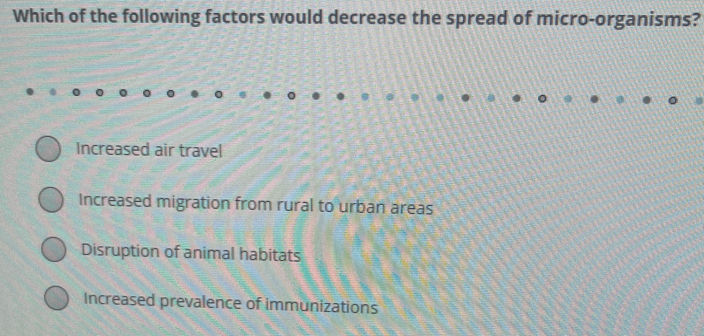 Solved Which of the following factors would decrease the | Chegg.com