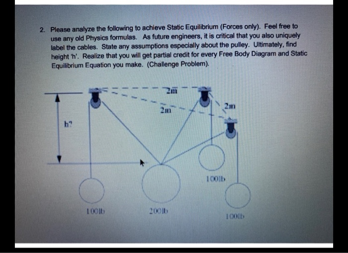 Solved 2. Please analyze the following to achieve Static | Chegg.com