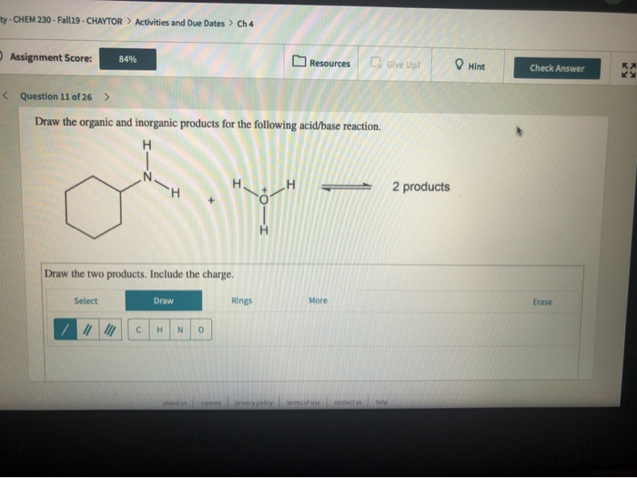 Solved Ty Chem 230 Fall19 Chaytor Activities And Due