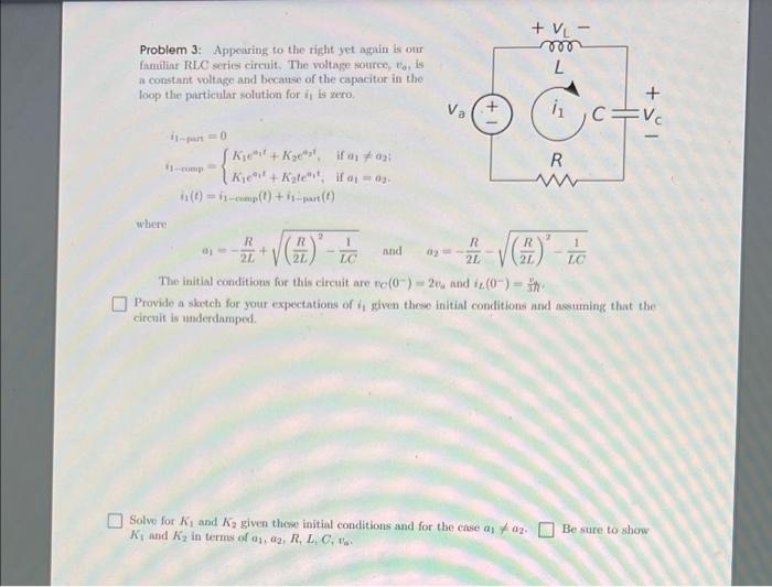 Solved Problem 3: Appearing to the right yet again is our | Chegg.com