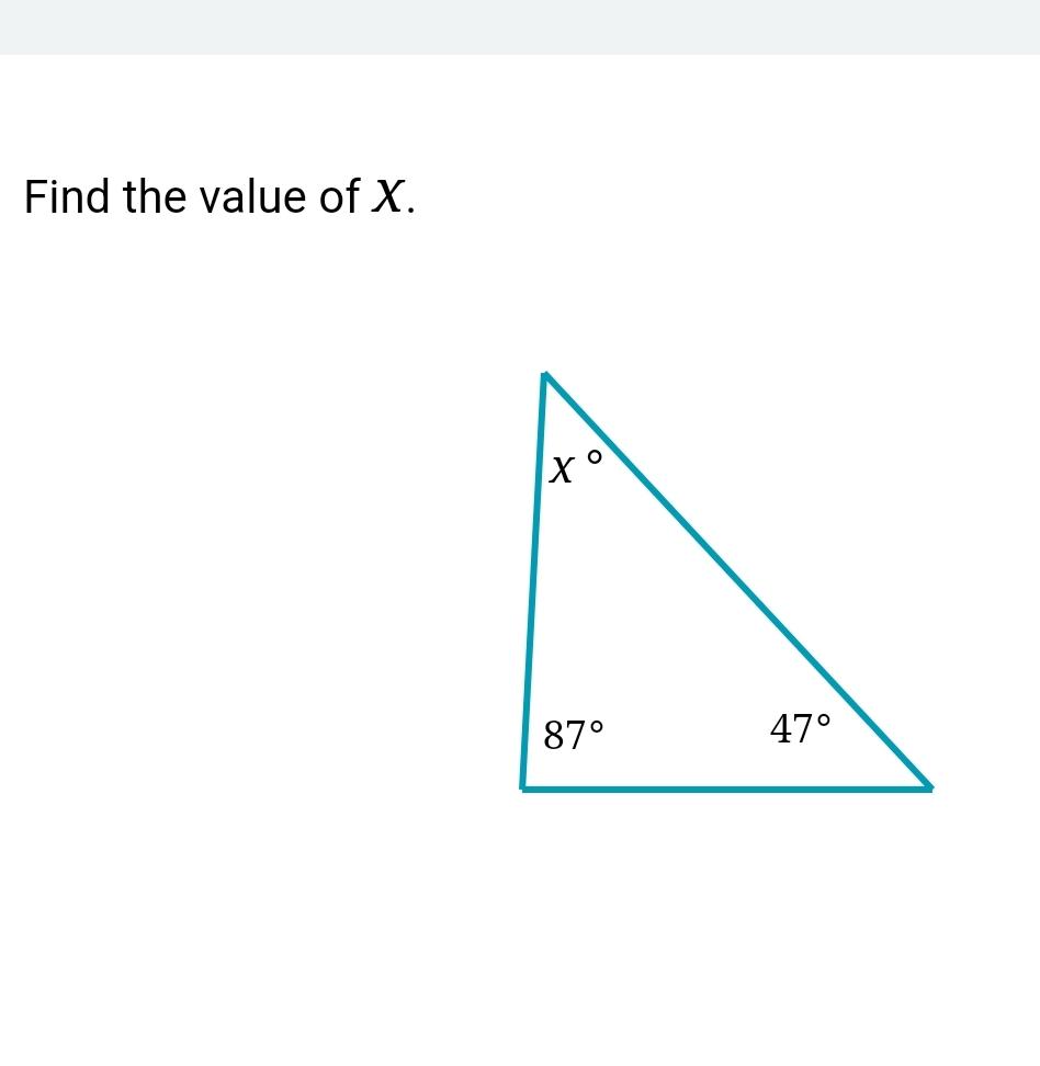 Solved Find the value of x. | Chegg.com