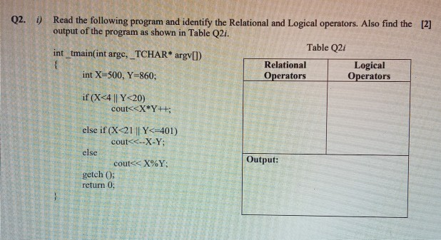 Solved Q1. i) Write a program for a for loop statement to | Chegg.com