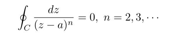 Solved For any closed integral path C surrounding point z=a, | Chegg.com