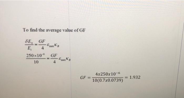 To find the average value of GF
\[
\begin{array}{l}
\frac{\delta E_{0}}{E_{i}}=\frac{G F}{4} \varepsilon_{\max } \kappa_{B} \