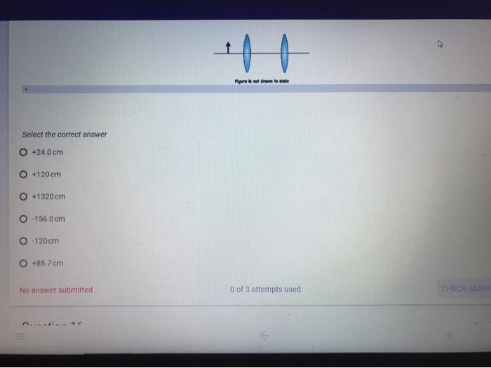 Solved Question 15 (1 points) (#567192) (Two Lens System) An | Chegg.com
