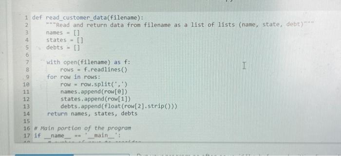 Solved Program Specifications Write a program to search | Chegg.com