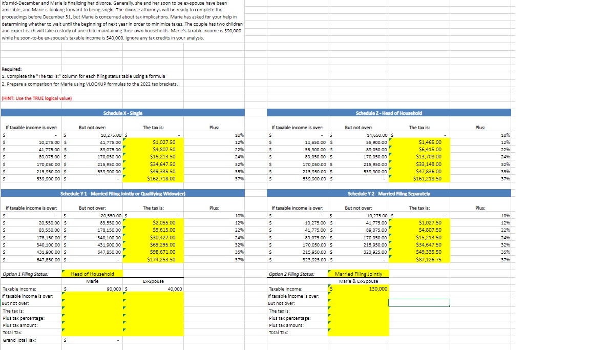 Solved Need Help with the VLookUp equations!! It's | Chegg.com