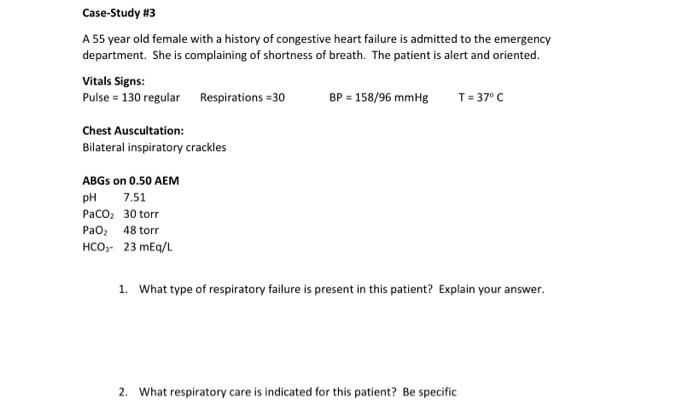 Solved Case-Study \#1 A 42 year old male is admitted to the | Chegg.com