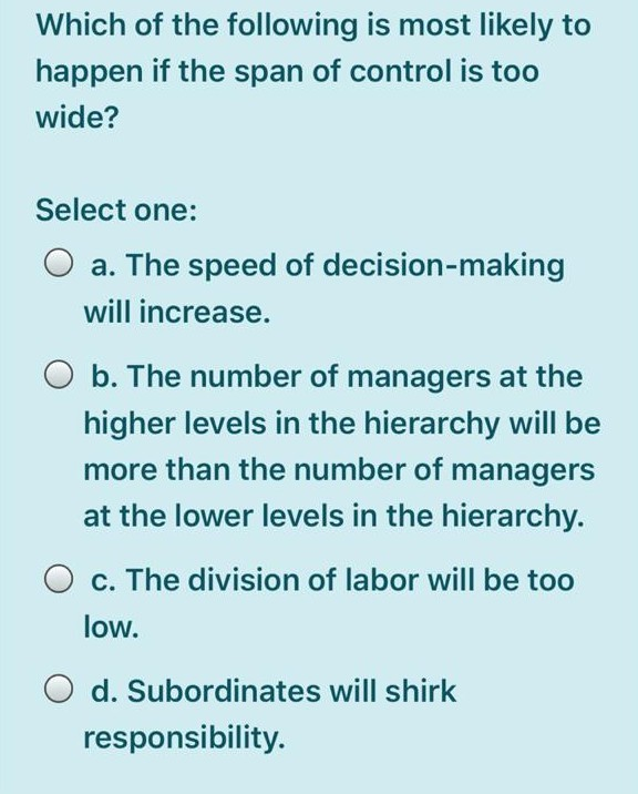 Solved Which of the following is most likely to happen if | Chegg.com