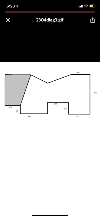 Solved QUESTION 20 The diagram above shows the floor plan of | Chegg.com