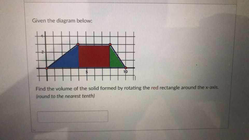 Solved Given The Diagram Below: 1b Find The Volume Of The 