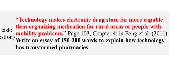 Technology makes electronic drug store far more capable task: than organizing medication for rural areas or people with mobi