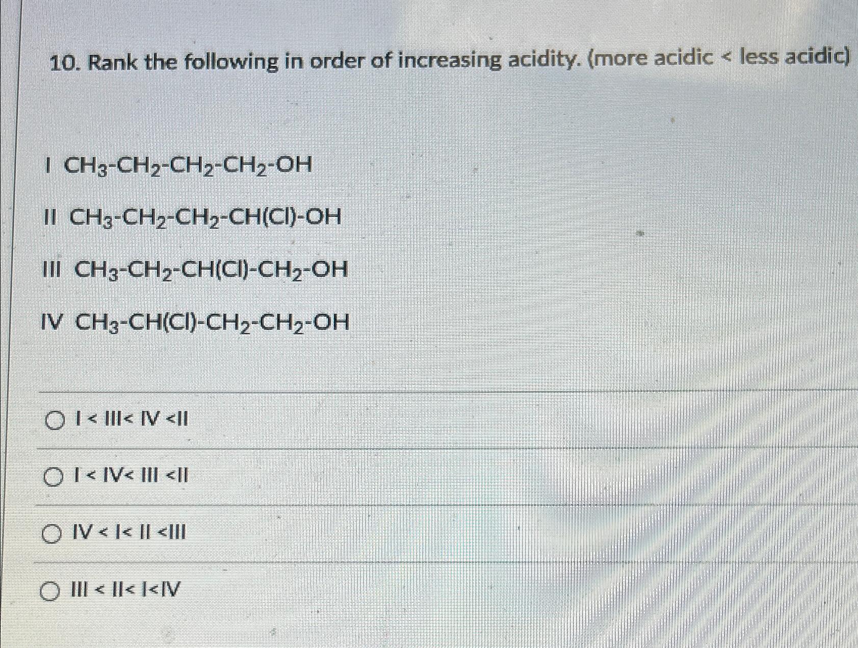 Solved The Relation Between The Following Compounds | Chegg.com