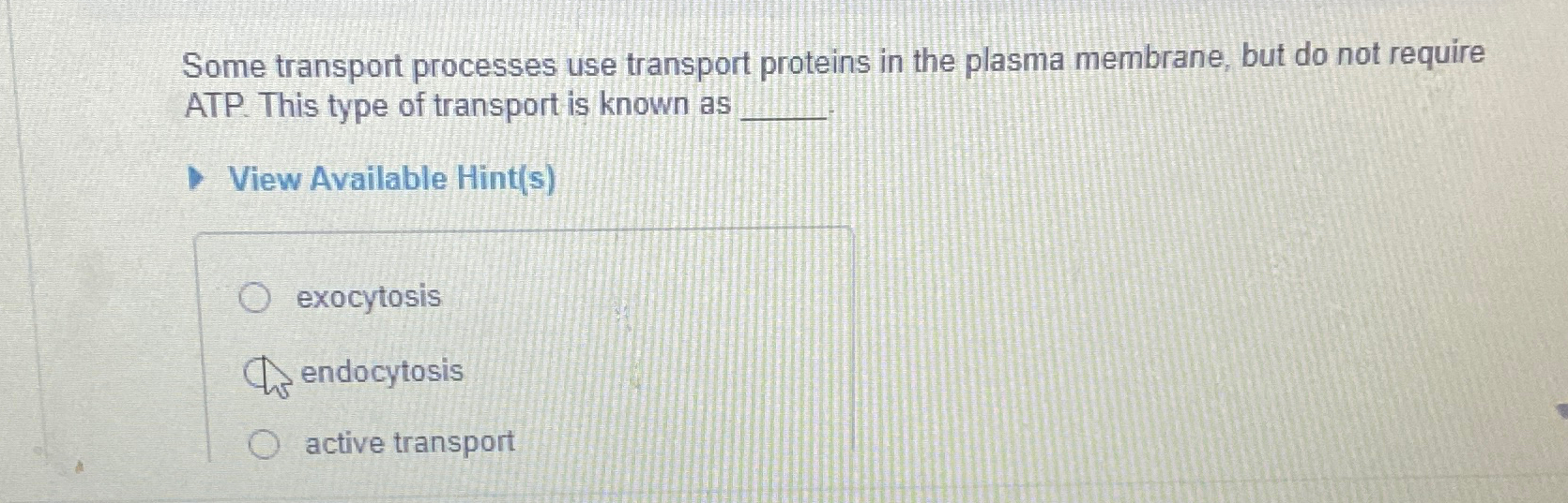 Solved Some transport processes use transport proteins in | Chegg.com