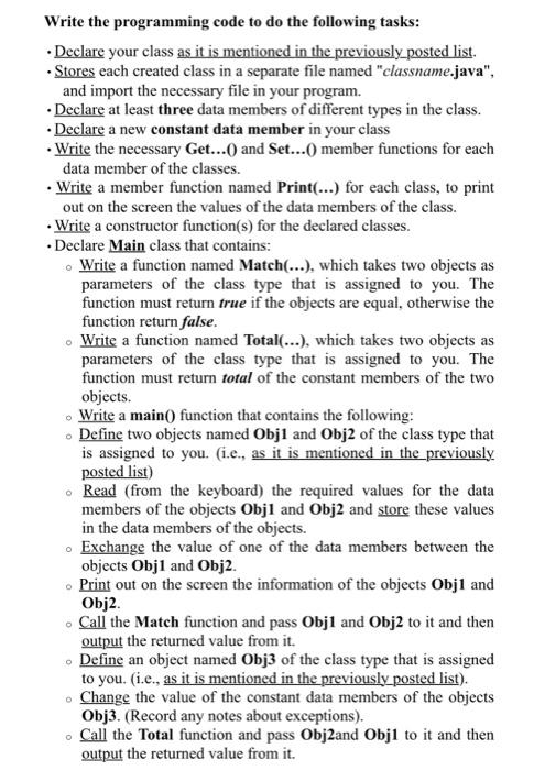 Solved o Write the programming code to do the following | Chegg.com