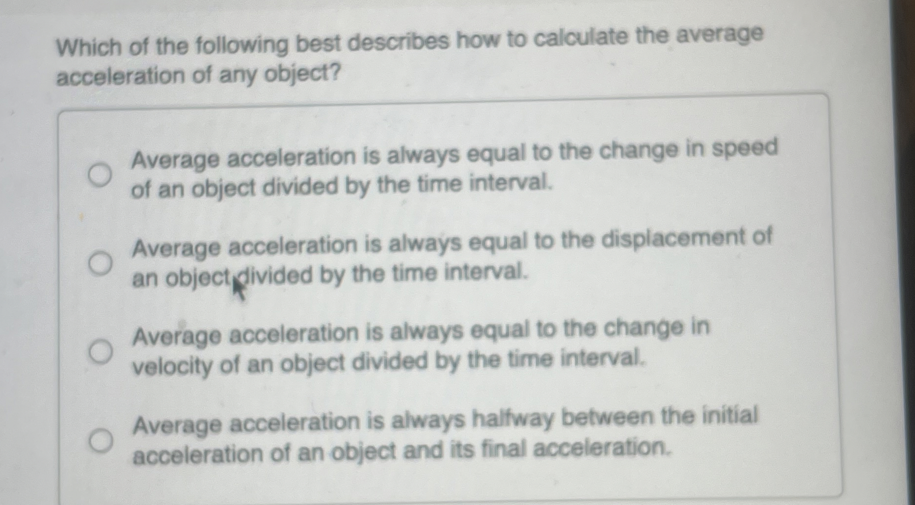 Solved Which of the following best describes how to | Chegg.com