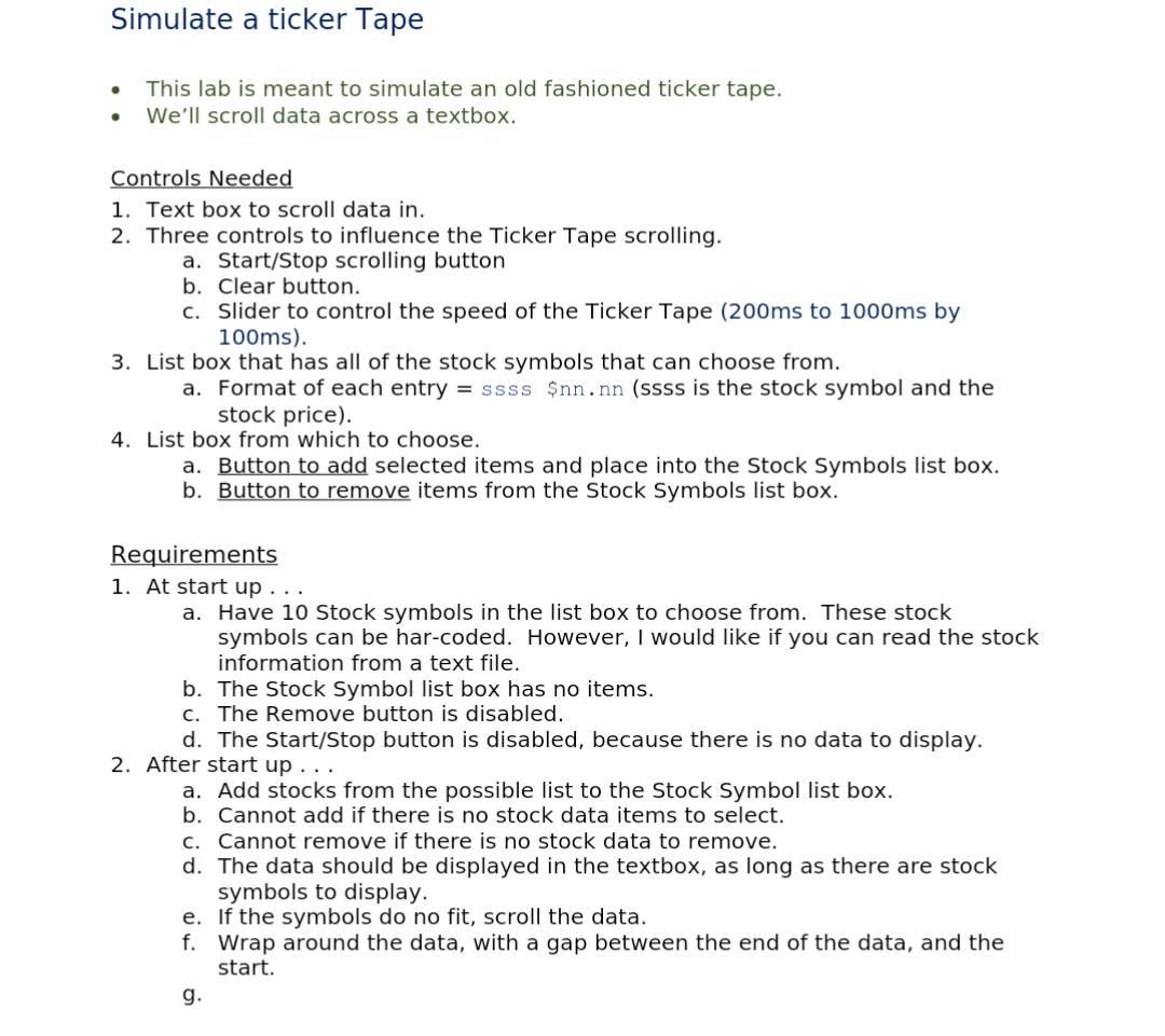 Solved Done using visual studio 2022, c#, .net, windows 