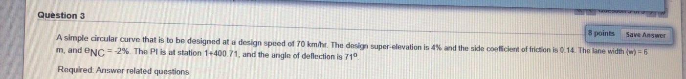 Solved Question 3 8 points Save Answer A simple circular | Chegg.com