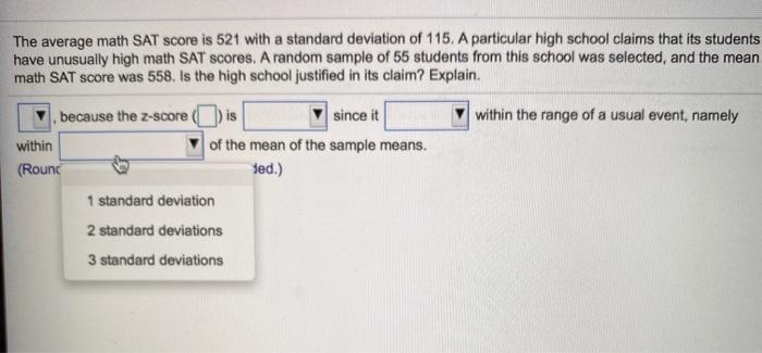 solved-the-average-math-sat-score-is-521-with-a-standard-chegg