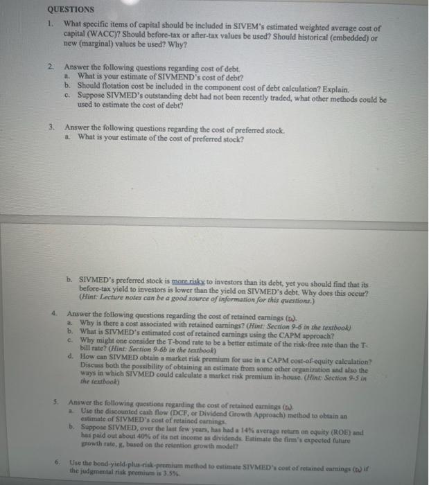 Solved please help answer questions 2, 3 and 4. Please refer | Chegg.com