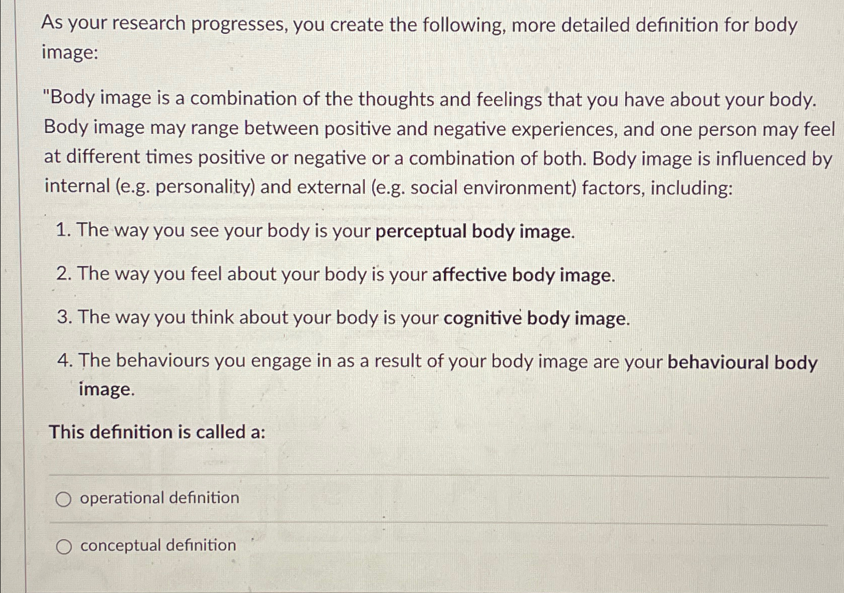 Solved As your research progresses, you create the | Chegg.com