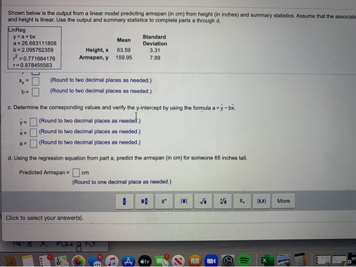 Solved Shown Below Is The Output From A Linear Model | Chegg.com