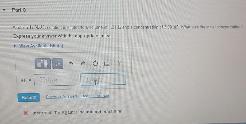 Solved I got 1.68 but I keep getting the units wrong, am I | Chegg.com