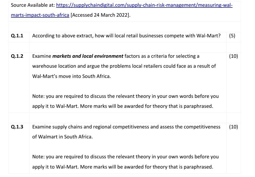 walmart in africa case study answers