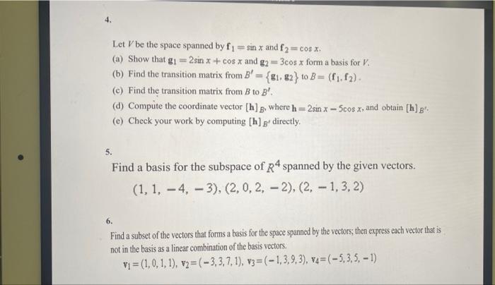 Solved 17 3. Consider The Bases B = (P1, P2) And B' = {91, | Chegg.com