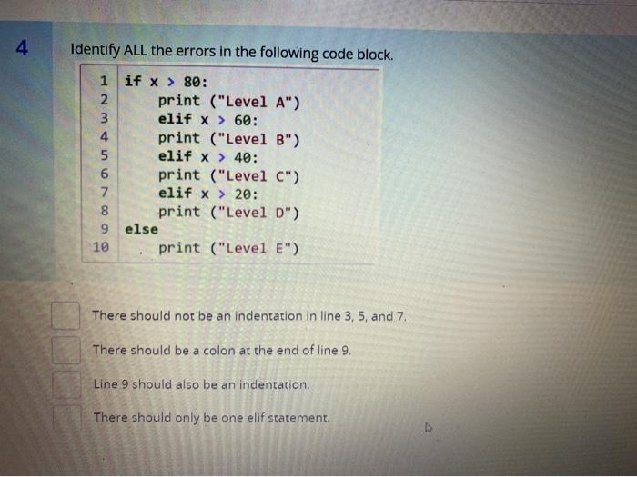 Solved 1 Select ALL options that can be a variable name in | Chegg.com