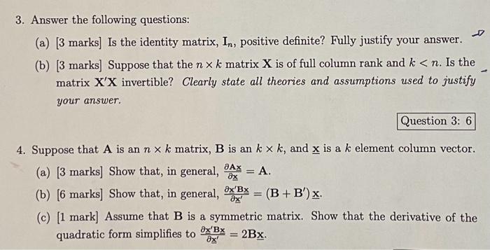 3. Answer the following questions: (a) [ 3 marks] Is | Chegg.com